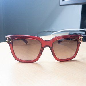 Women Accessories | Chloé CE678/S 623 Cherry Oval Sunglasses